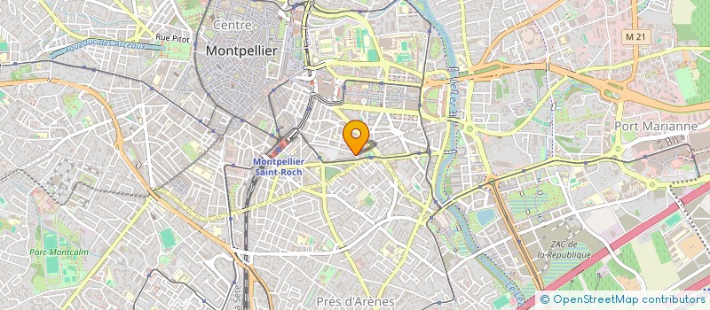 localisation de l'entreprise CHEZ MONSIEUR à MONTPELLIER