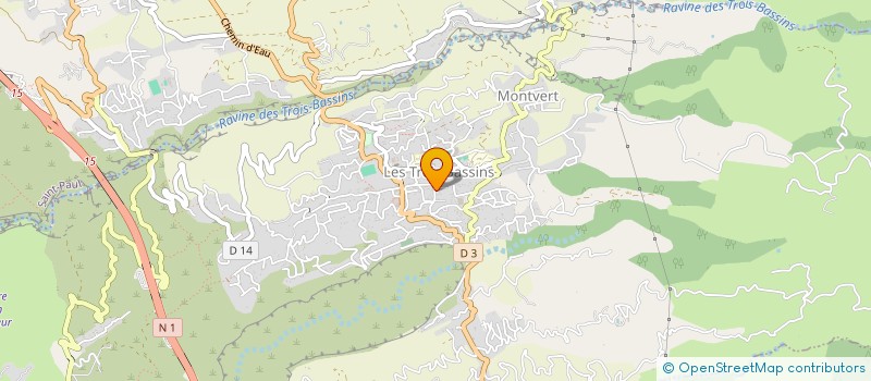 localisation de l'entreprise CHEZ MOREL à LES TROIS-BASSINS