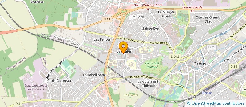 localisation de l'entreprise CHEZ MOURAD à DREUX