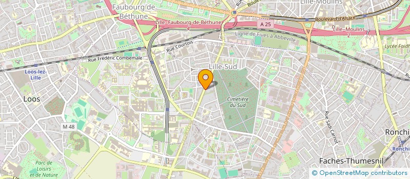 localisation de l'entreprise CHEZ MOUSSA à LILLE