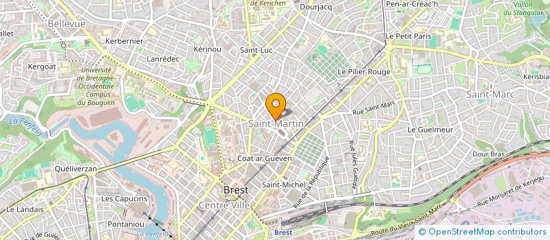 localisation de l'entreprise CHEZ MR OLESON à BREST