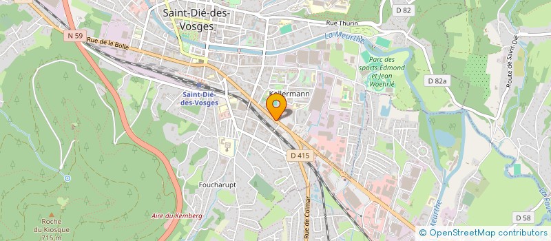 localisation de l'entreprise CHEZ MR S  SAINT-DIE-DES-VOSGES