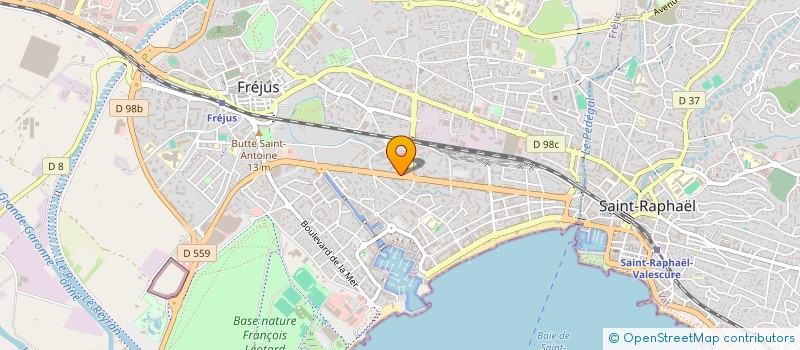 localisation de l'entreprise CHEZ MYLENE à FREJUS