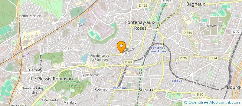 localisation de l'entreprise CHEZ MYMY à FONTENAY-AUX-ROSES