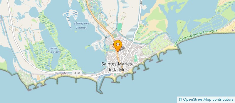 localisation de l'entreprise CHEZ NAD'DEJ à SAINTES-MARIES-DE-LA-MER