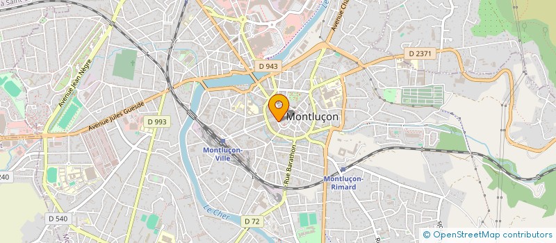 localisation de l'entreprise CHEZ NAJAT à MONTLUCON