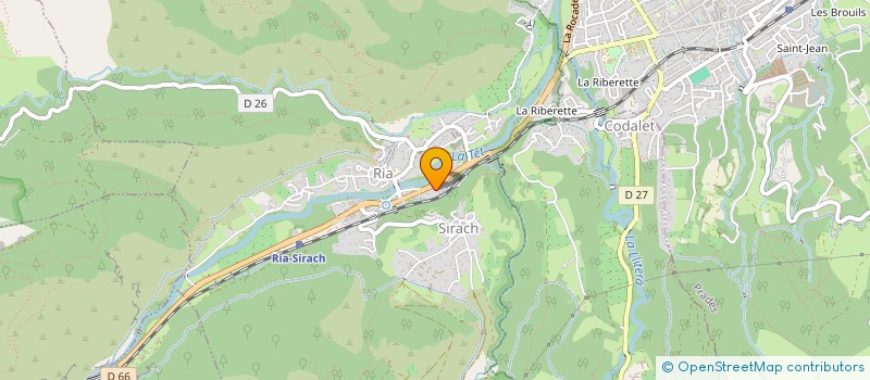 localisation de l'entreprise CHEZ NANA  RIA-SIRACH