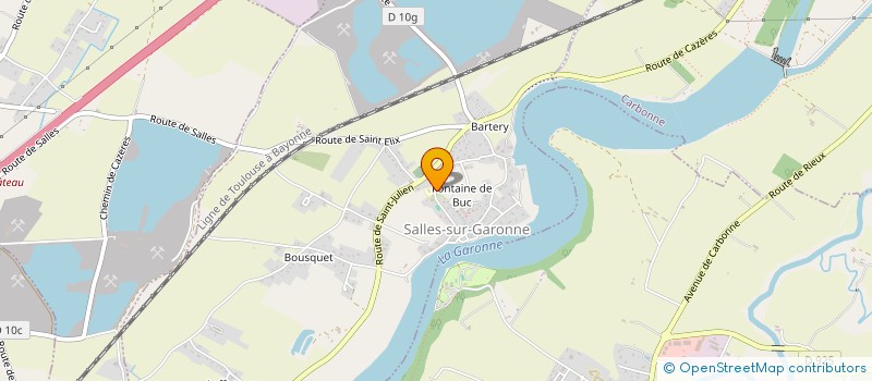 localisation de l'entreprise CHEZ NANETTE ET BILLY  SALLES-SUR-GARONNE