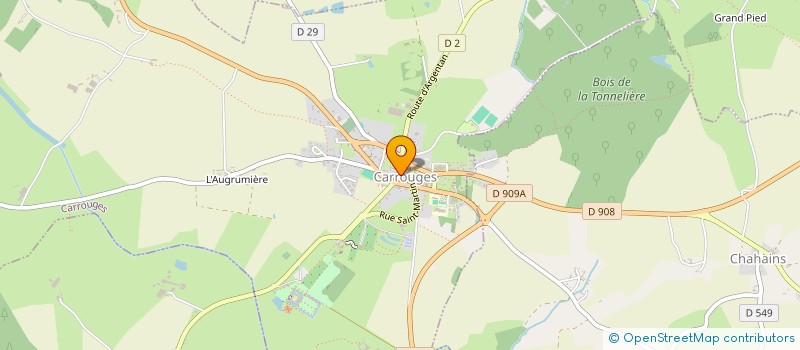 localisation de l'entreprise CHEZ NANOU à CARROUGES