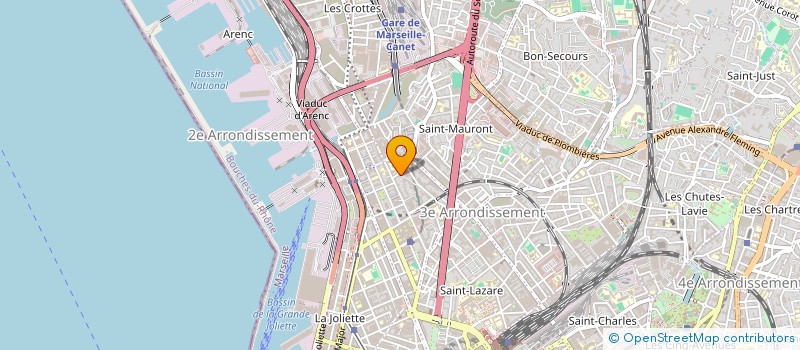 localisation de l'entreprise CHEZ NANOU à MARSEILLE
