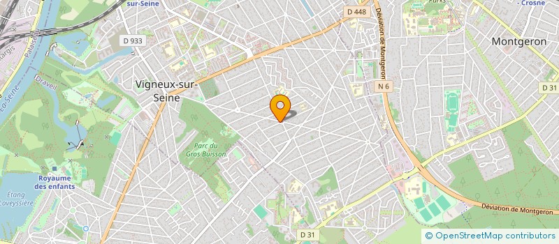 localisation de l'entreprise CHEZ NANY  VIGNEUX-SUR-SEINE