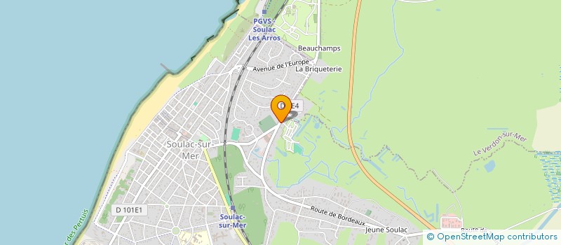 localisation de l'entreprise CHEZ NATH à SOULAC-SUR-MER
