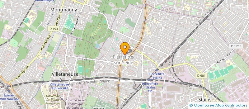 localisation de l'entreprise CHEZ NATHALIE  PIERREFITTE-SUR-SEINE