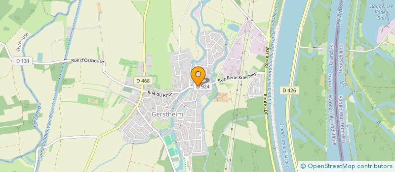 localisation de l'entreprise CHEZ NATHAN TRAITEUR  GERSTHEIM