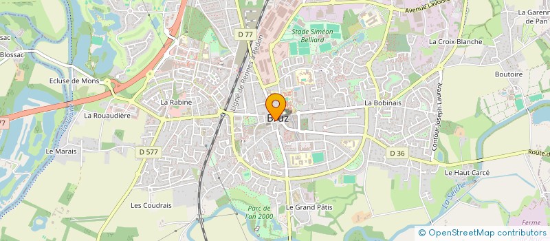 localisation de l'entreprise CHEZ NAYNAY  BRUZ