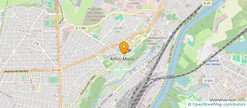 localisation de l'entreprise CHEZ NELA ET DULCE à ATHIS-MONS