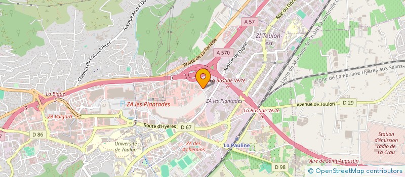 localisation de l'entreprise CHEZ NENE à LA GARDE