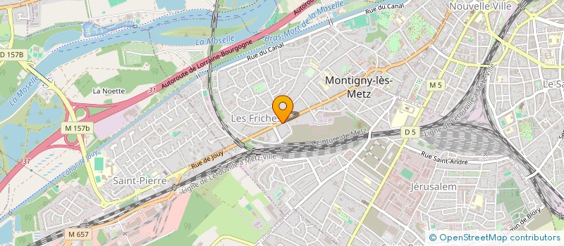 localisation de l'entreprise CHEZ NENESS à MONTIGNY-LES-METZ