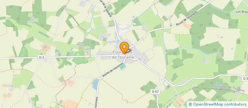 localisation de l'entreprise CHEZ NICO  COURCELLES-DE-TOURAINE