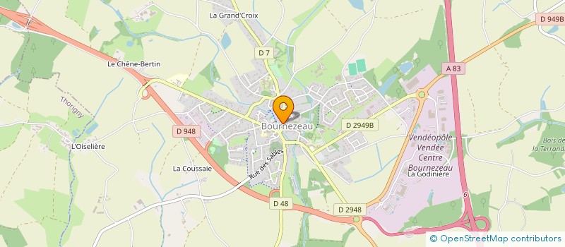 localisation de l'entreprise CHEZ NICOLE à BOURNEZEAU