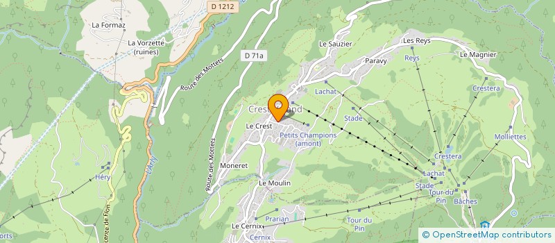 localisation de l'entreprise CHEZ NIKO  CREST-VOLAND