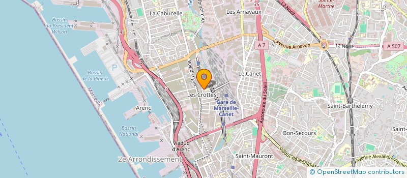 localisation de l'entreprise CHEZ NINA D'ORIENT  MARSEILLE