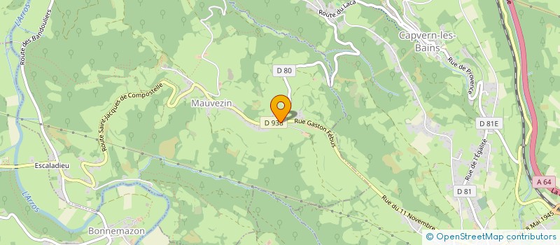localisation de l'entreprise CHEZ NINET à MAUVEZIN