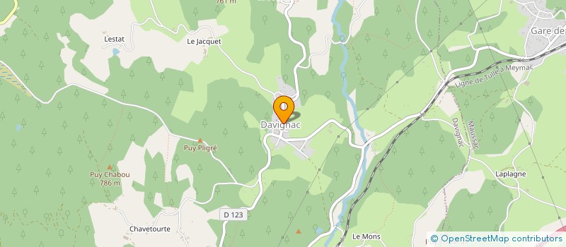 localisation de l'entreprise CHEZ NINI  DAVIGNAC