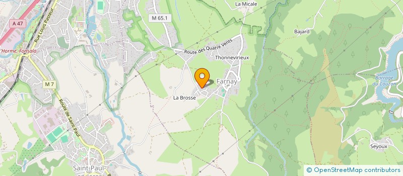 localisation de l'entreprise CHEZ NINI  FARNAY