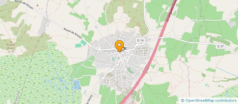 localisation de l'entreprise CHEZ NINO  LESPIGNAN