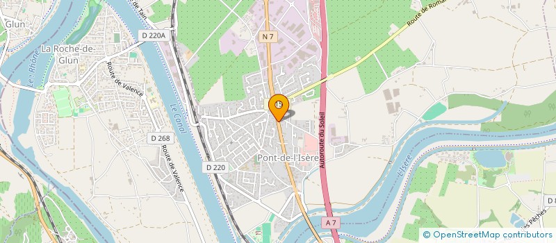 localisation de l'entreprise CHEZ NIOUNIOU  PONT-DE-L'ISERE