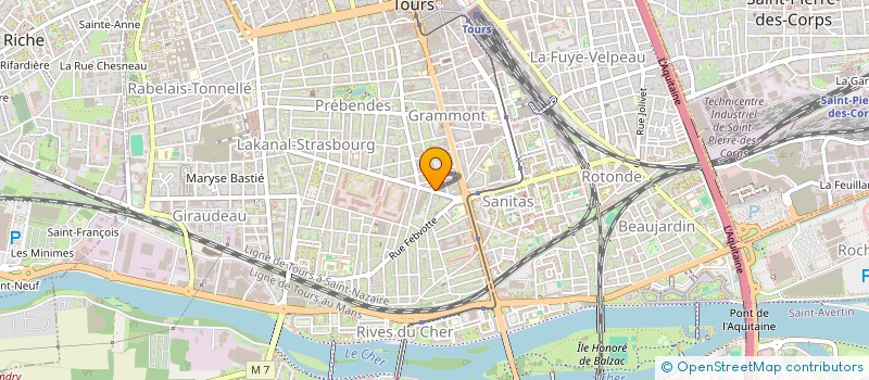 localisation de l'entreprise CHEZ NOEMIE  TOURS