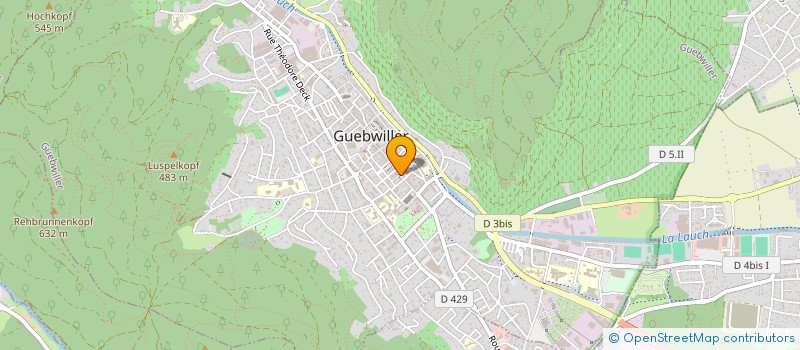 localisation de l'entreprise CHEZ NONNO ET ROBERT  GUEBWILLER