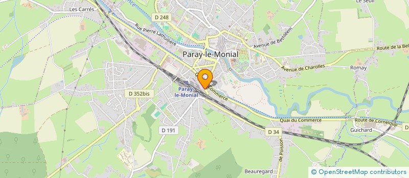 localisation de l'entreprise CHEZ NONNO - PARAY LE MONIAL  PARAY-LE-MONIAL