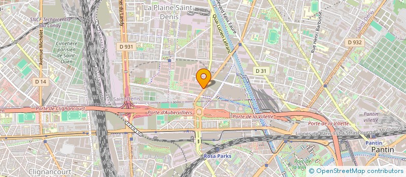 localisation de l'entreprise CHEZ NONO  AUBERVILLIERS