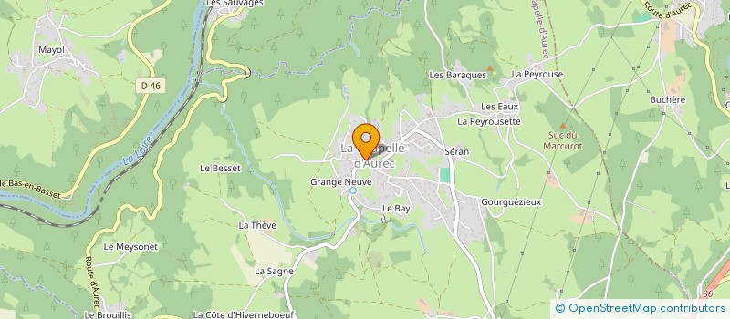 localisation de l'entreprise CHEZ NONO ET NINI  SAINT-MAURICE-DE-LIGNON