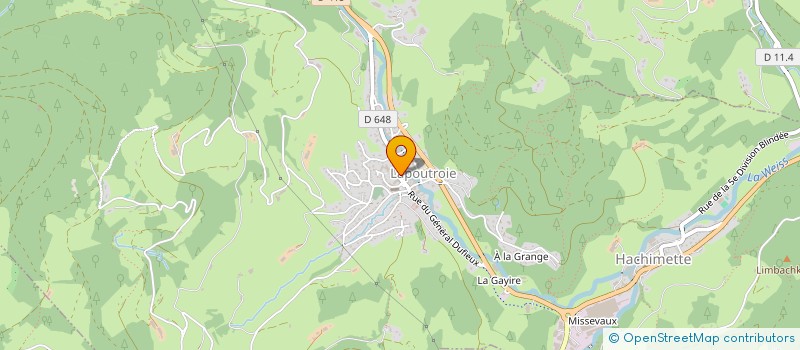 localisation de l'entreprise CHEZ NORBERT  LAPOUTROIE