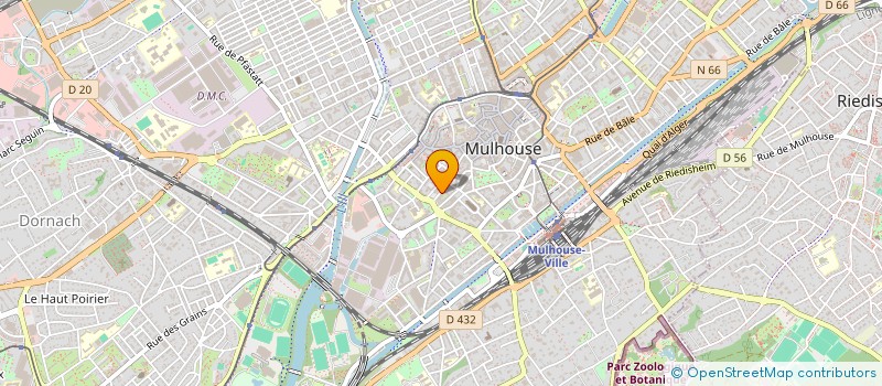 localisation de l'entreprise CHEZ NORBERT  MULHOUSE