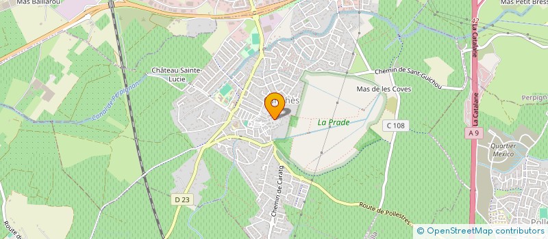 localisation de l'entreprise CHEZ NOUS  CANOHES