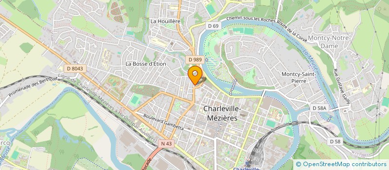 localisation de l'entreprise CHEZ NOUS  CHARLEVILLE-MEZIERES