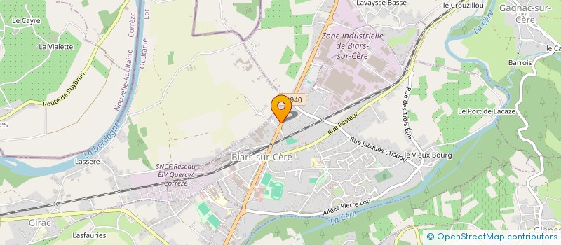 localisation de l'entreprise CHEZ NOUS  BIARS-SUR-CERE