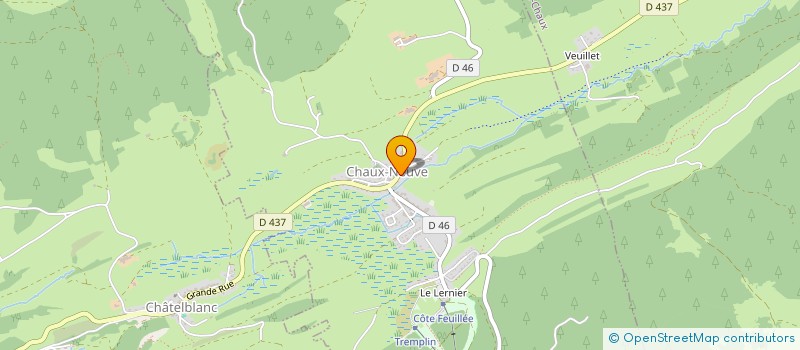 localisation de l'entreprise CHEZ NOUS à CHAUX-NEUVE