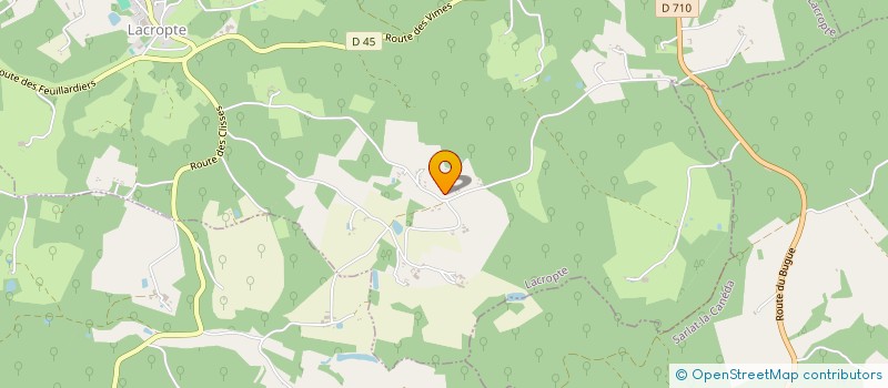 localisation de l'entreprise CHEZ NOUS  VERGT