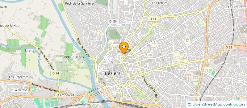 localisation de l'entreprise CHEZ NOUS à BEZIERS