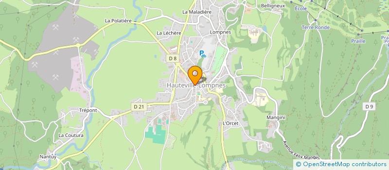 localisation de l'entreprise CHEZ NOUS  PLATEAU D'HAUTEVILLE