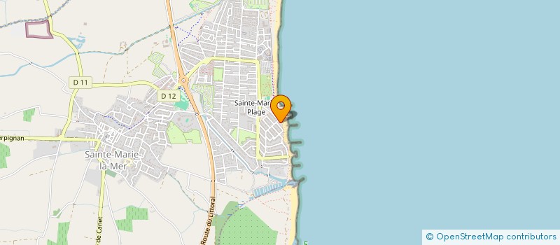 localisation de l'entreprise CHEZ NOUS à SAINTE-MARIE-LA-MER