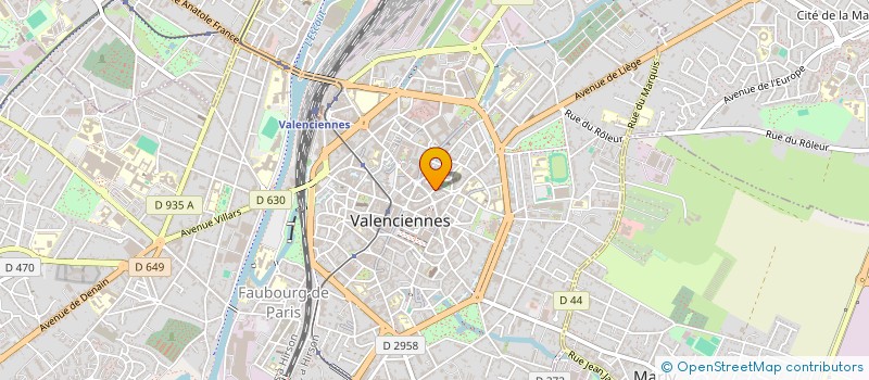 localisation de l'entreprise CHEZ NOUS à VALENCIENNES