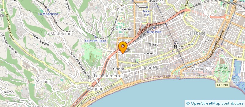 localisation de l'entreprise CHEZ NOUS à NICE