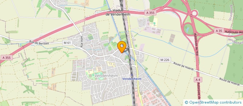localisation de l'entreprise CHEZ NOUS  VENDENHEIM
