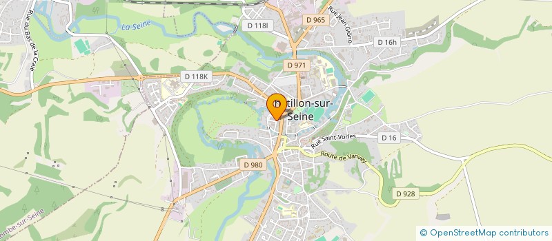 localisation de l'entreprise CHEZ NOUS  CHATILLON-SUR-SEINE